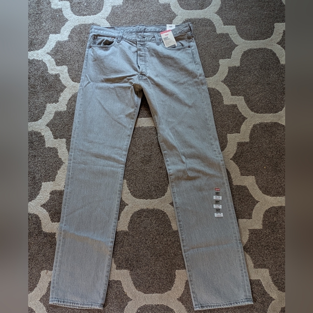 Levi's 501 men's straight leg jeans 36x36 W36 L36 NWOT